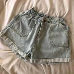 Mom jean shorts